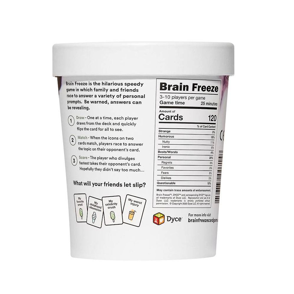 Brain Freeze: Family Edition by Dyce Games