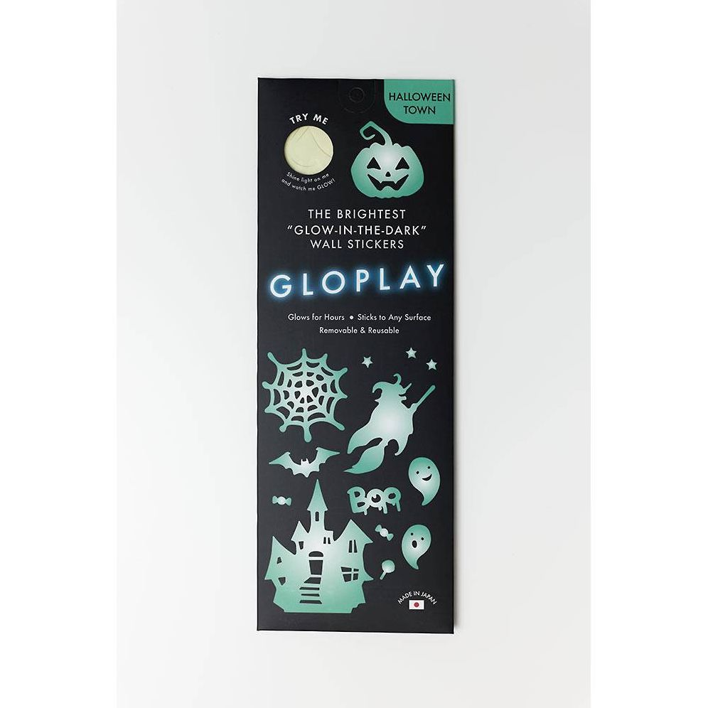 Glow In The Dark Halloween Town Wall Stickers