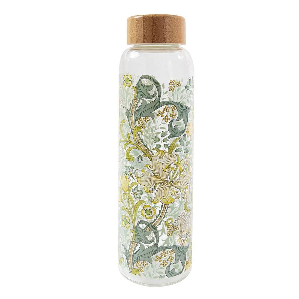 William Morris Glass Water Bottle