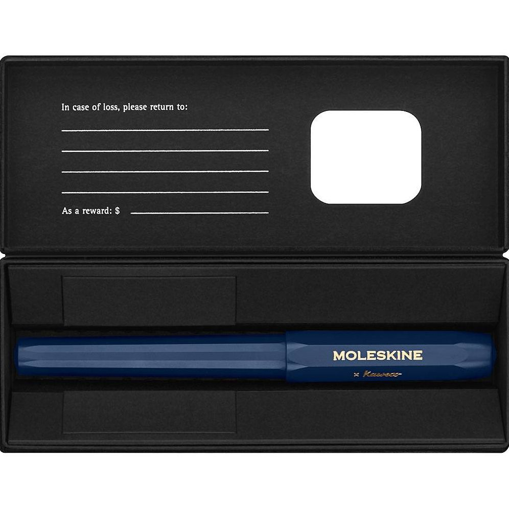 Moleskine Kaweco Ballpoint Pen, Blue, Medium Point (0.7 MM), Blue Ink