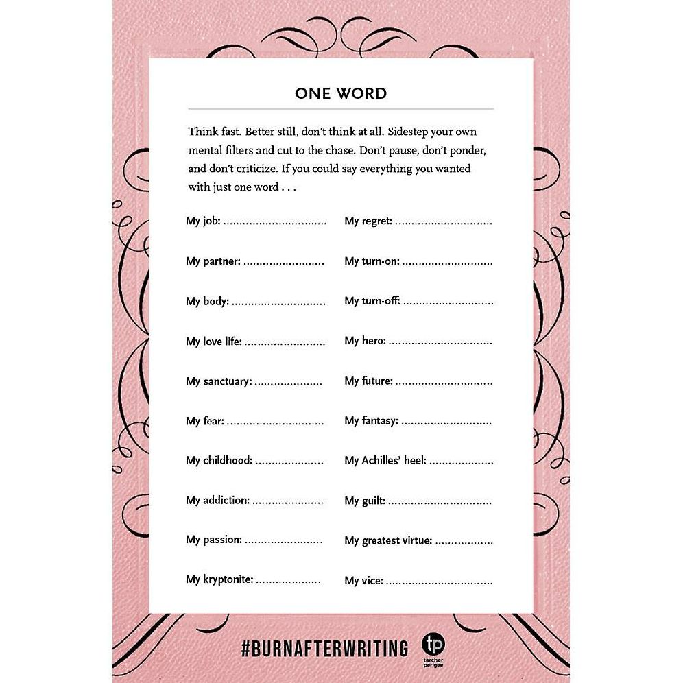 Burn After Writing (Pink)