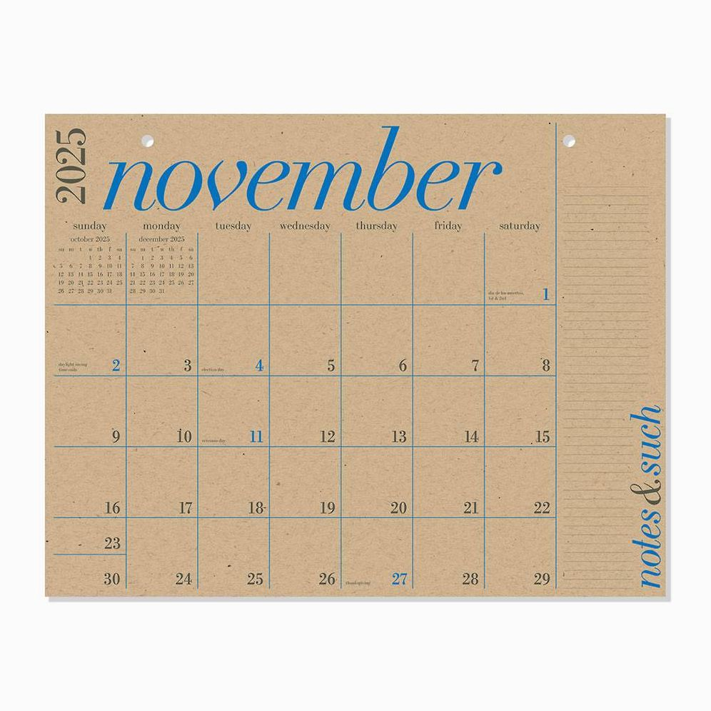 2025 Great Big Calendar
