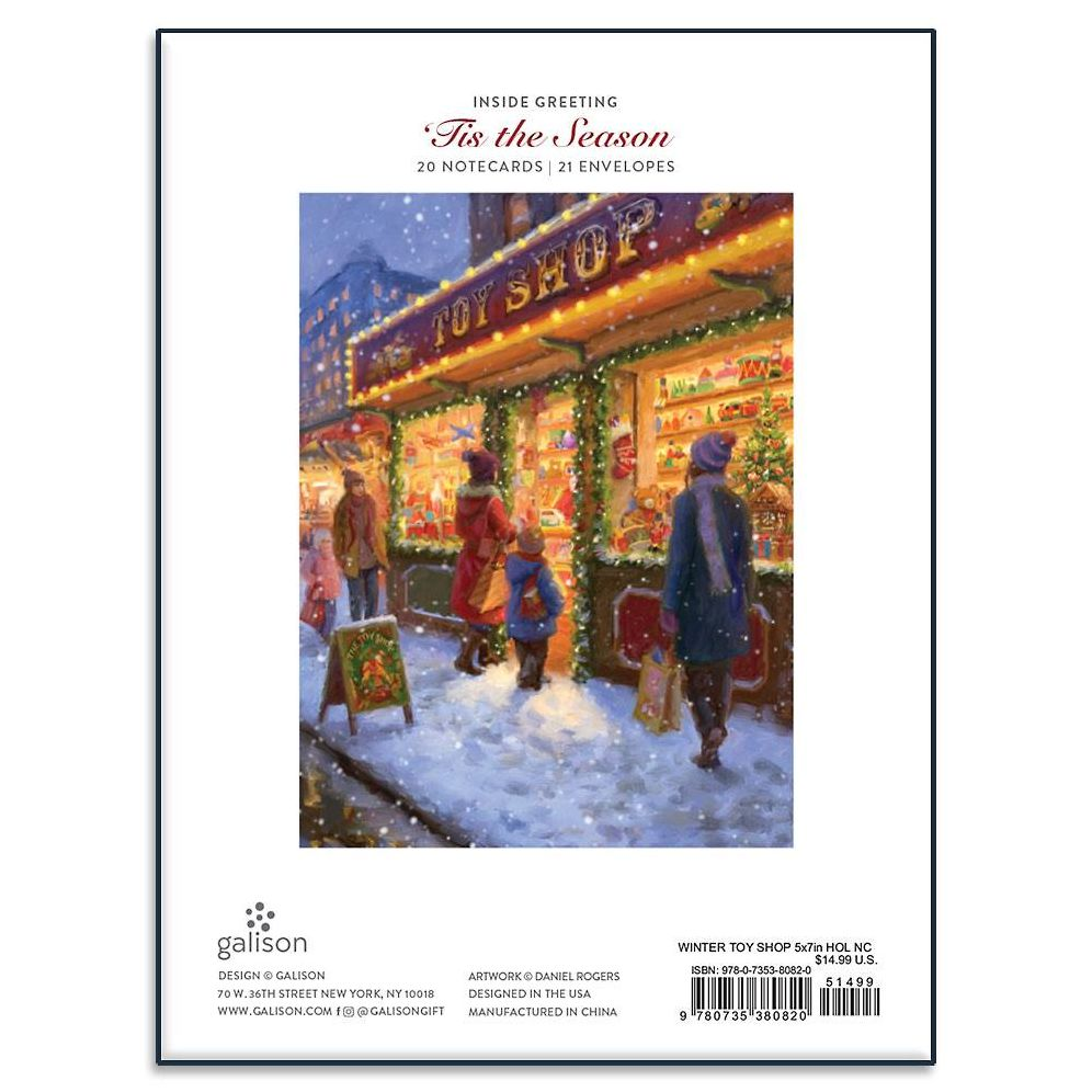 Winter Toy Shop Holiday Card Set