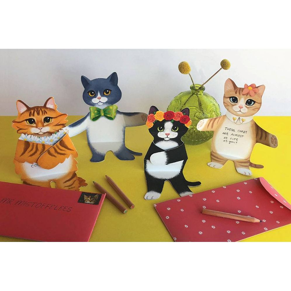 Kitten Cuddles Notecards: (Valentine's Day Cards, Romantic Gift, Gift for Teenager)