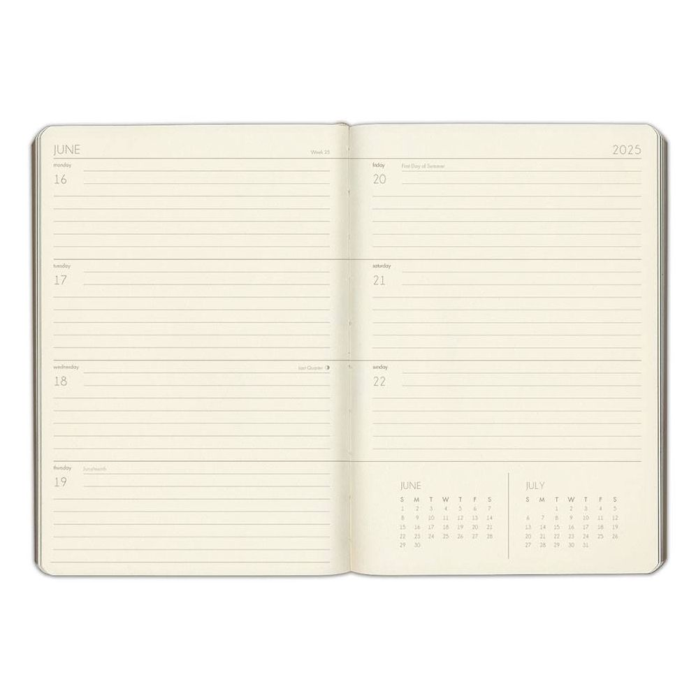 2025 Paper Source Olive Weekly Planner