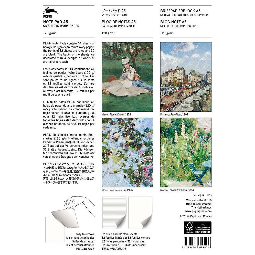 Impressionism A5 Note Pad