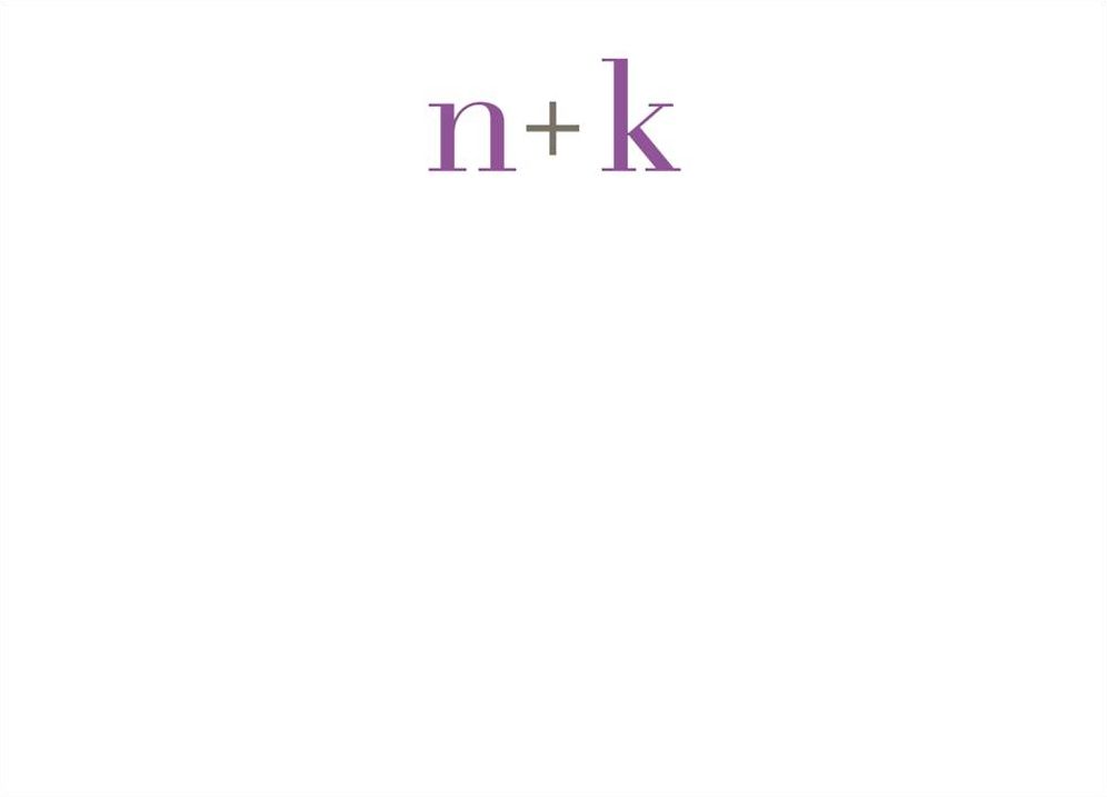 Initials Monogram A6 Stationery