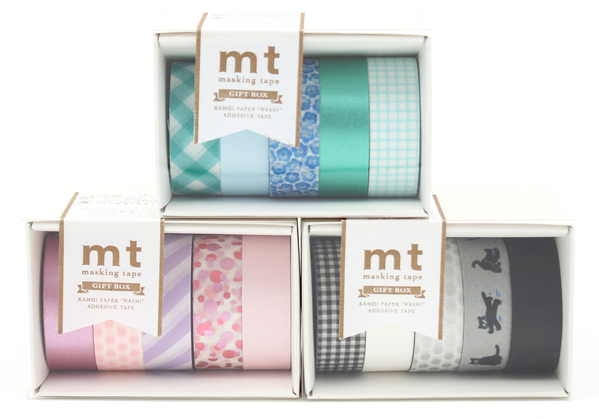 MT Washi Tape Giftbox - Monotone