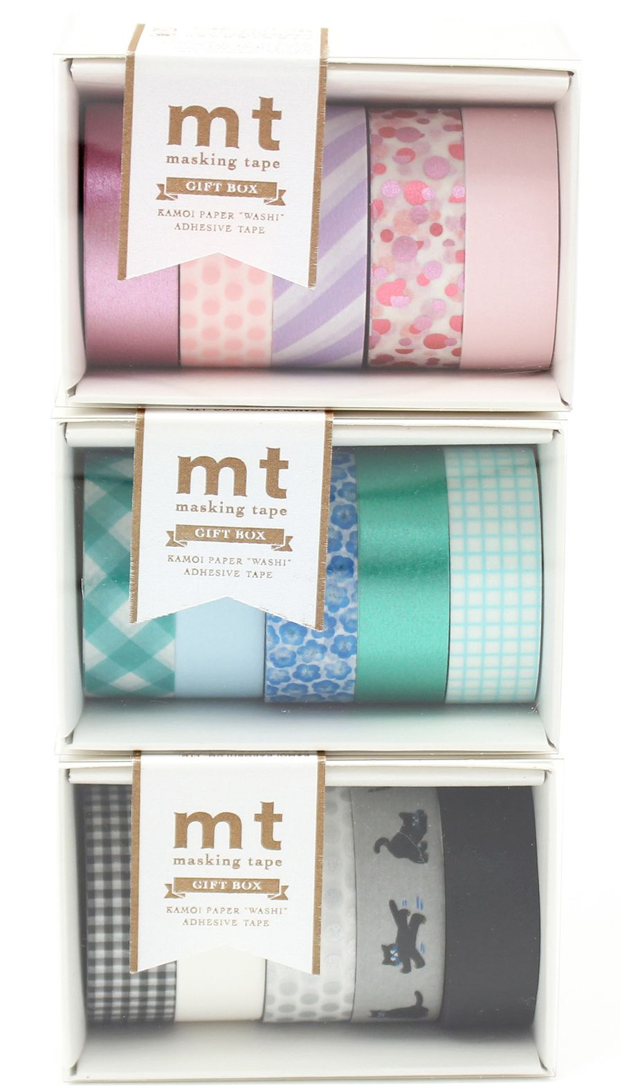 MT Washi Tape Giftbox - Monotone