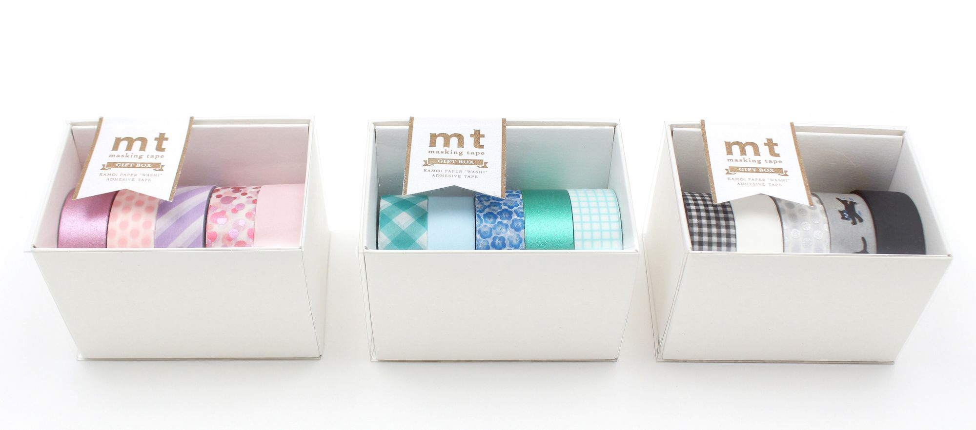 MT Washi Tape Giftbox - Monotone