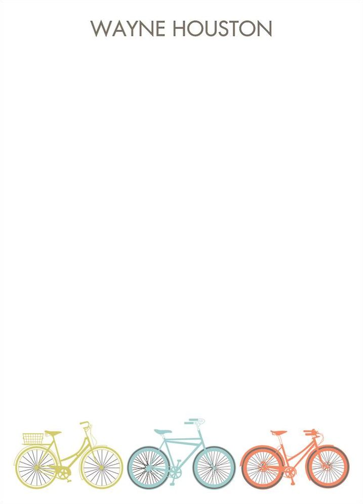 Bikes A6 Stationery