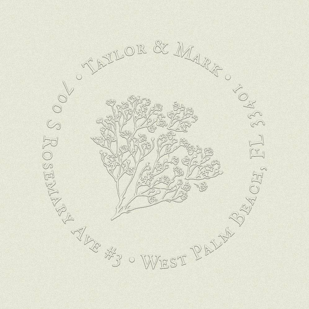 Baby's Breath Custom Embosser Set