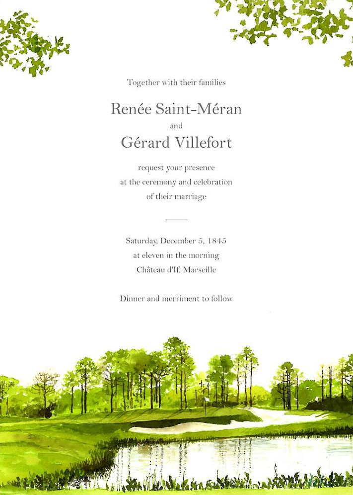 Augusta Wedding Invitation