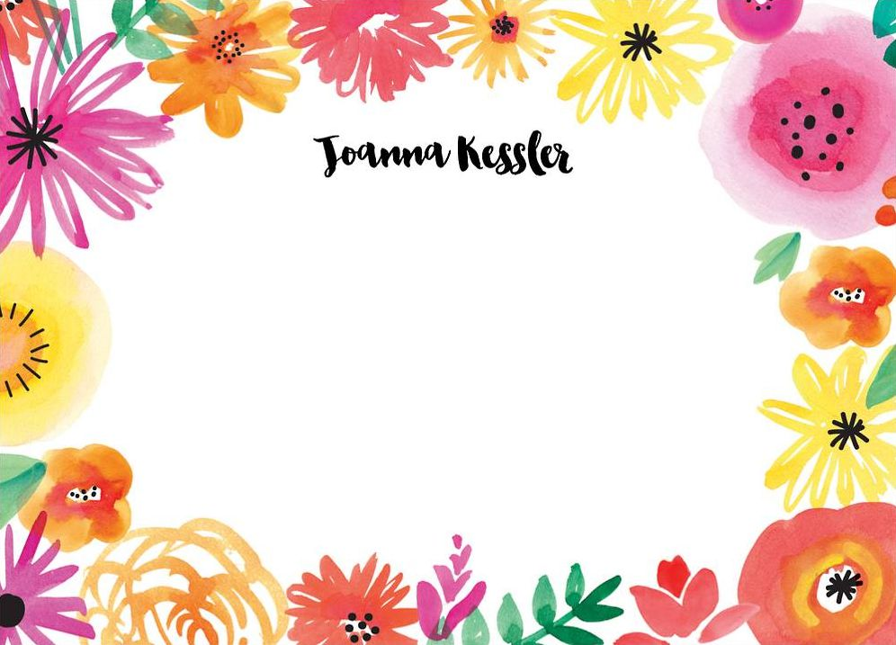Wildflowers A6 Stationery
