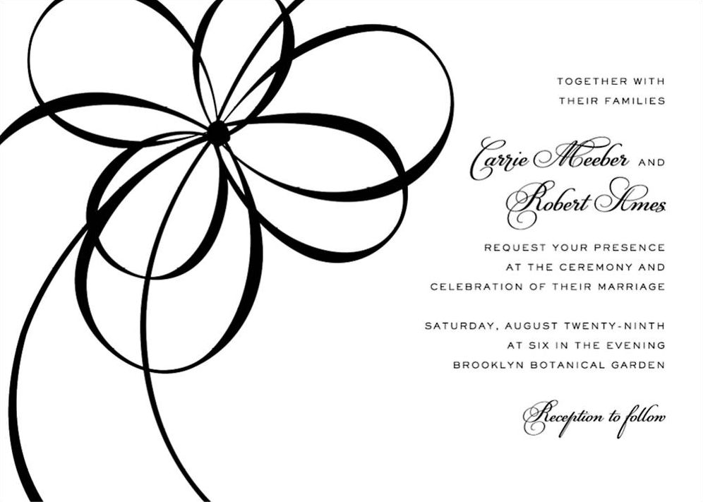 Belle Boulevard Wedding Invitation
