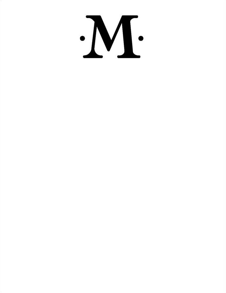 Fairfax Station Monogram A2 Stationery