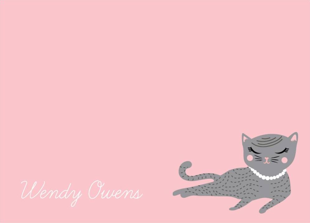 Cat-itude Custom Stationery