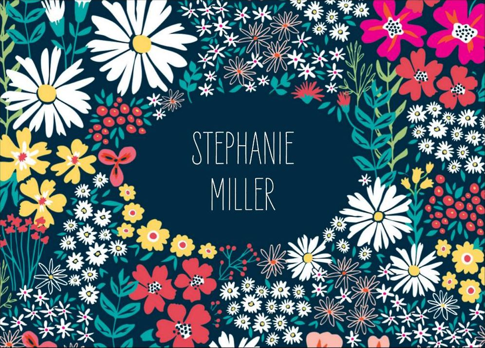 Tiny Floral 4 Bar Stationery