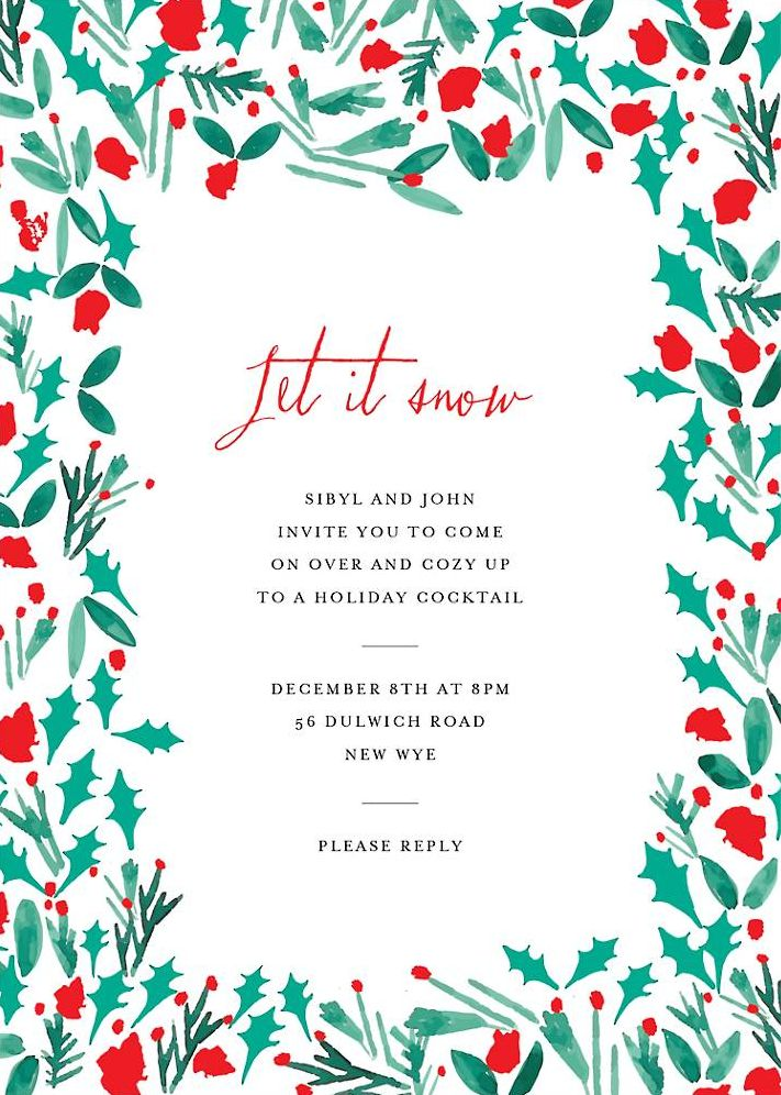 Winter Palace Invitation