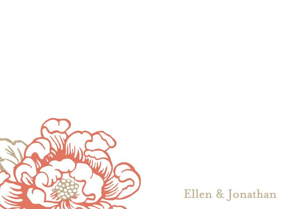 Cottage Blooms A6 Stationery