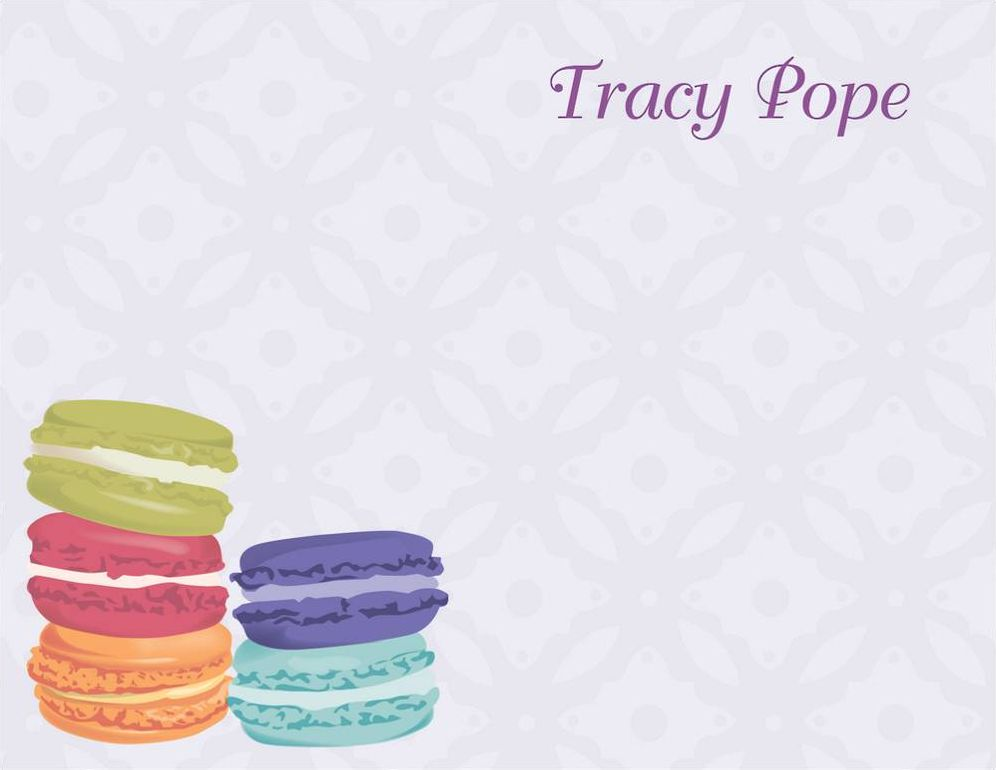 Macarons A2 Stationery