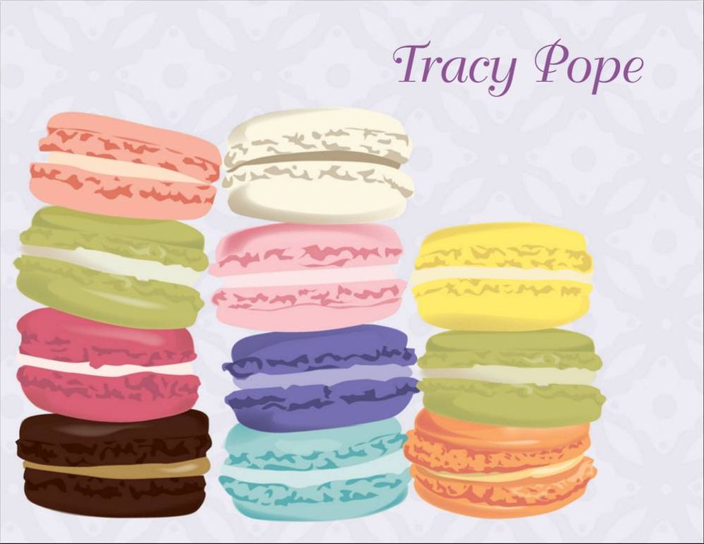 Macarons A2 Stationery