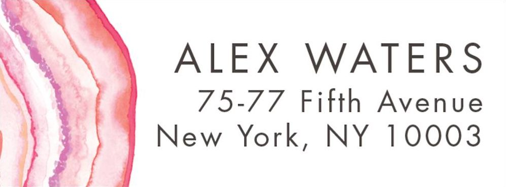 Geode Custom Return Address Labels