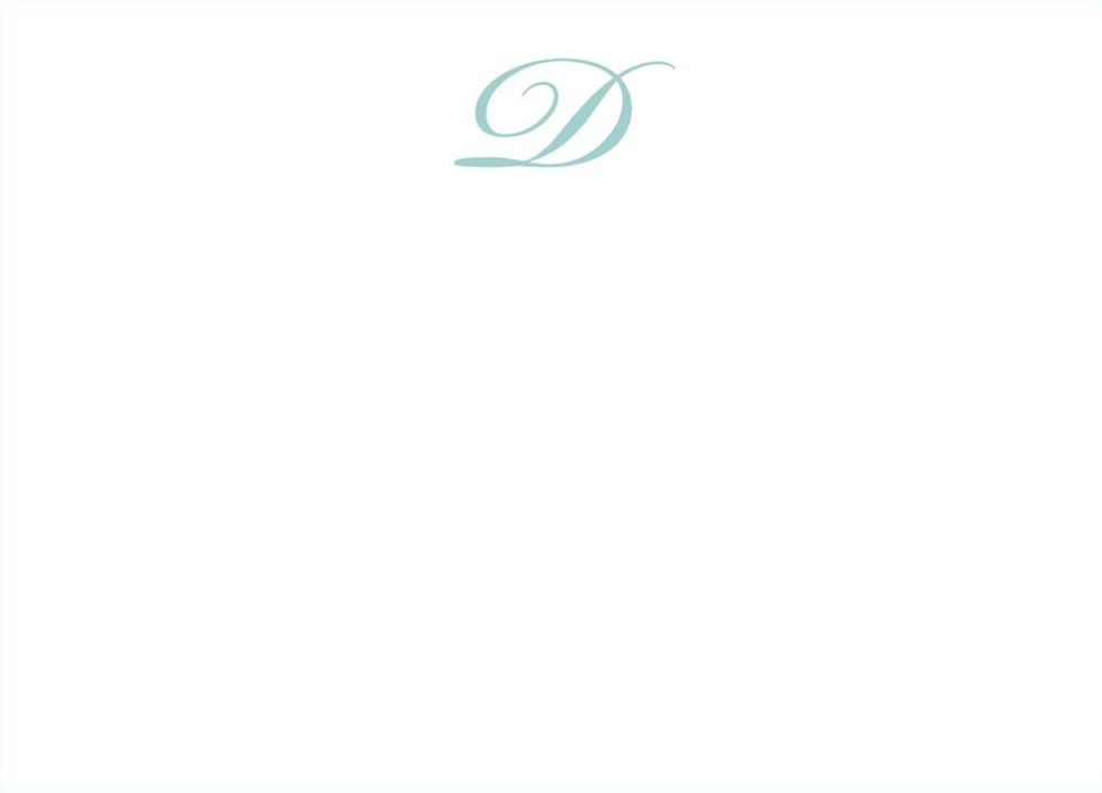 Bickham Monogram A6 Stationery