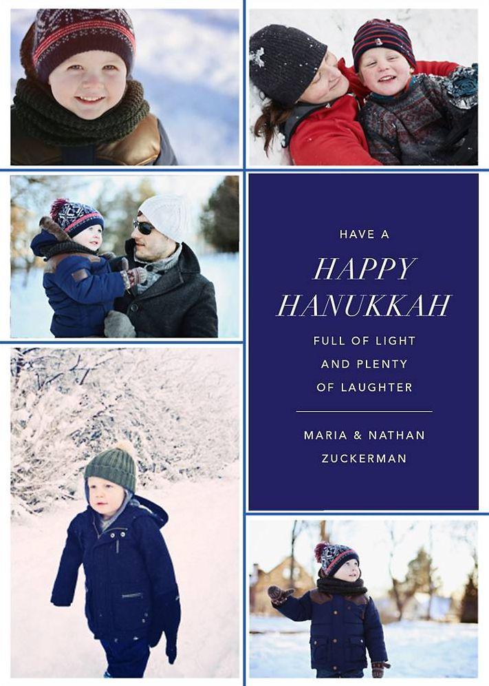 Quint Hanukkah Holiday Photo Card