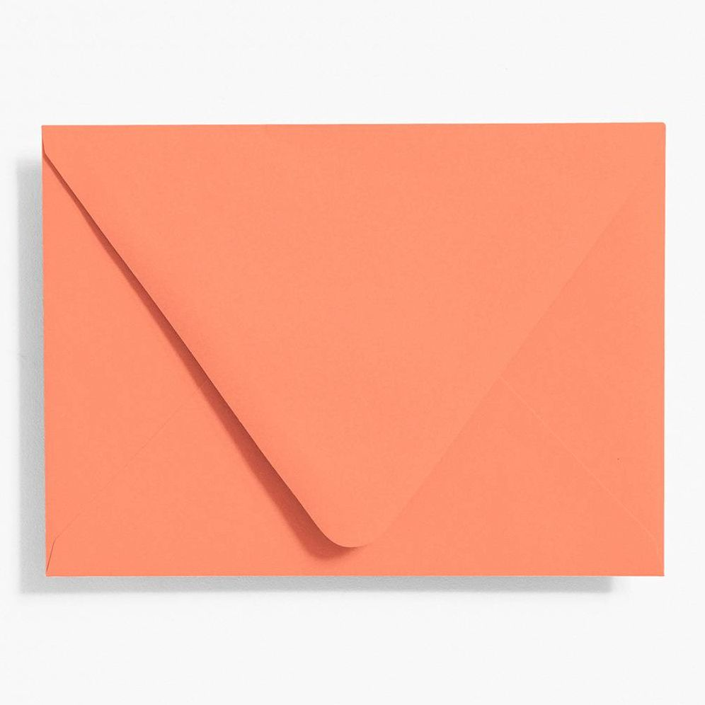A6 Papaya Envelopes