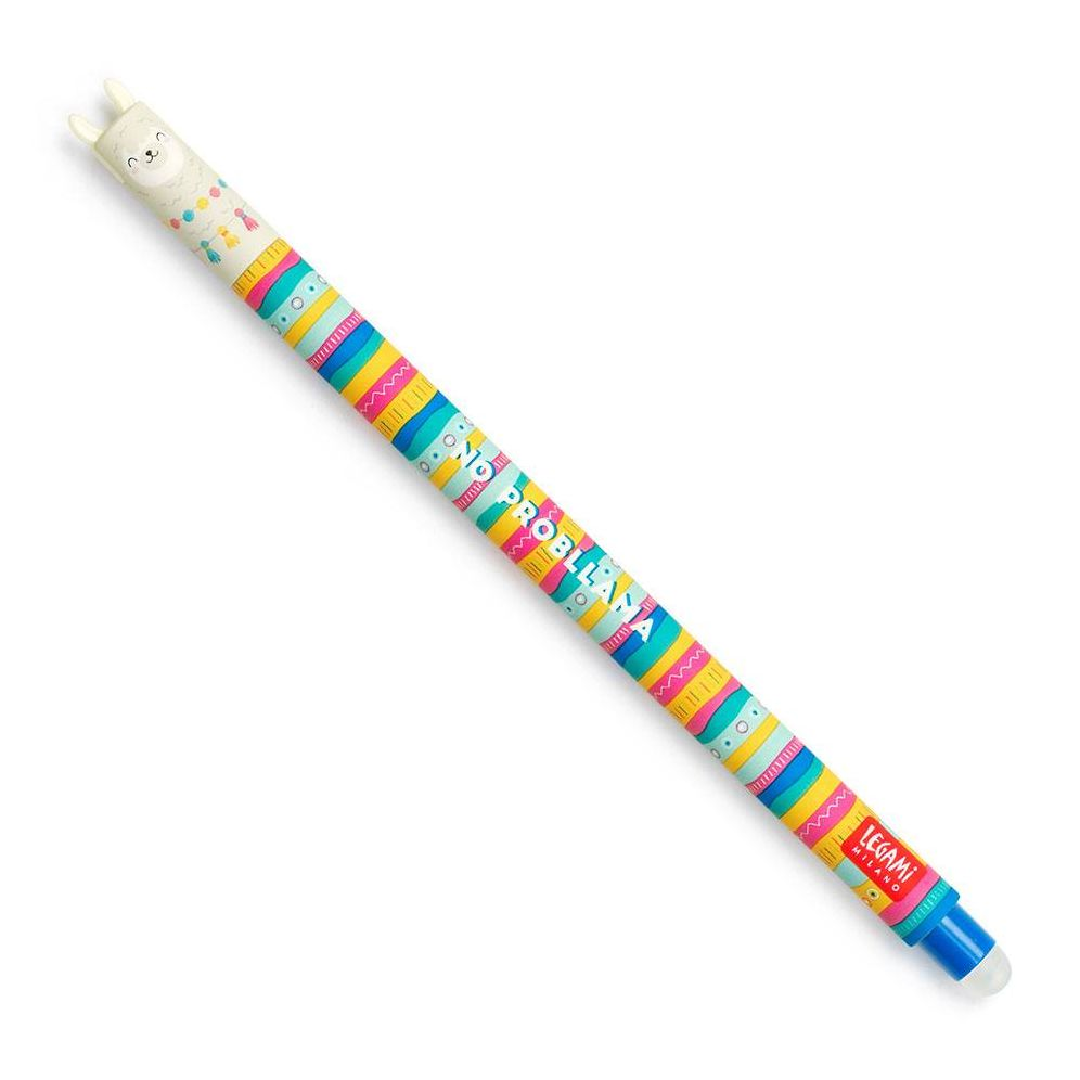 Llama Erasable Gel Pen - Blue Ink