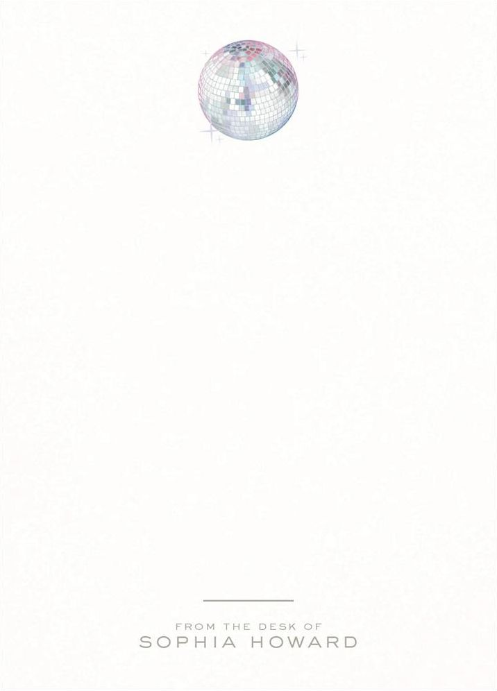 Disco Stationery