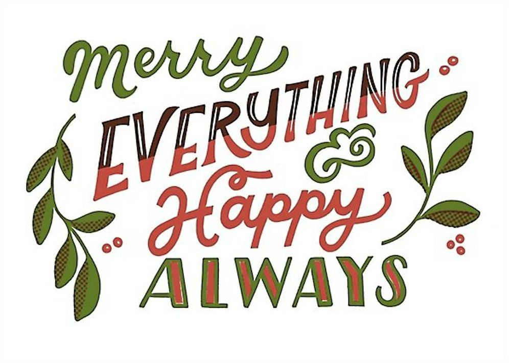 Merry Everything Holiday Photo Card