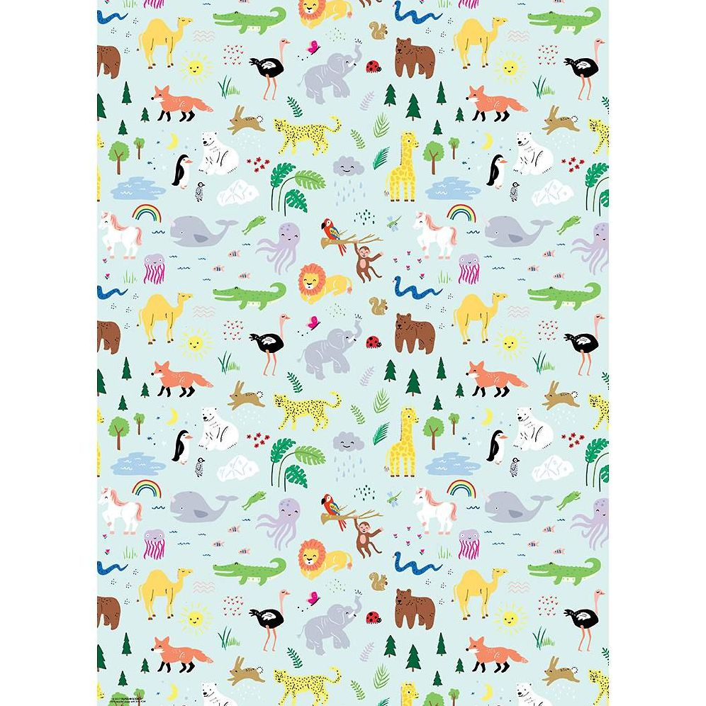 Jungle Animals Wrapping Paper