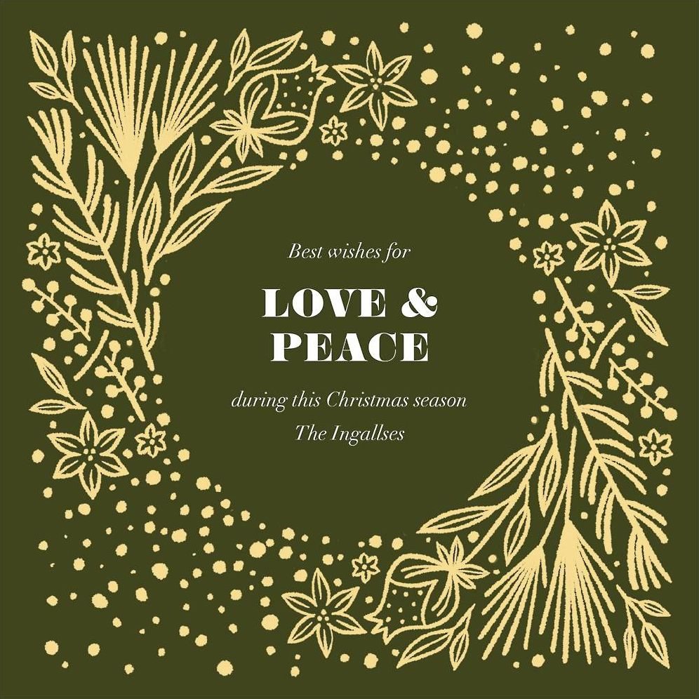 Wild Wild Winter Holiday Card