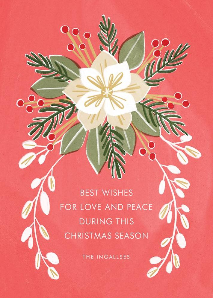 Magnolia Garden Holiday Card