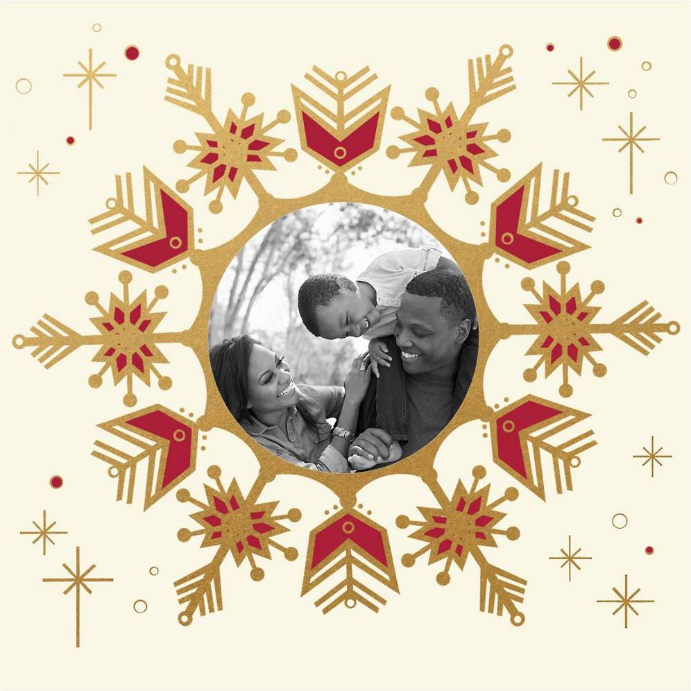 Sparkle Celestial Holiday Photo Card