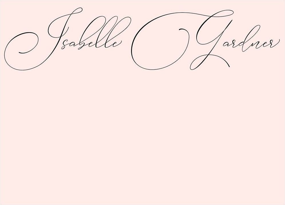 Signature Script Stationery