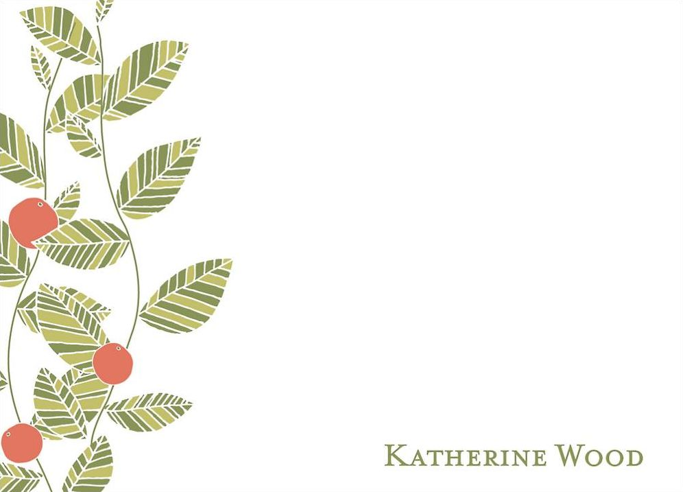 Orange Tree A6 Stationery