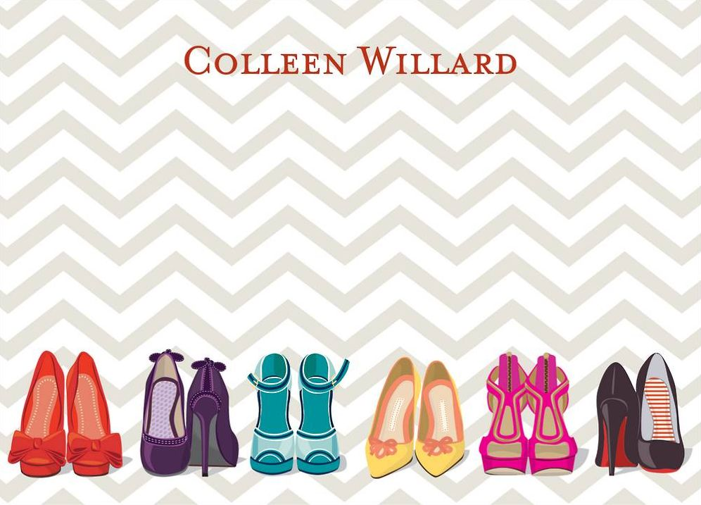 Shoes A6 Stationery