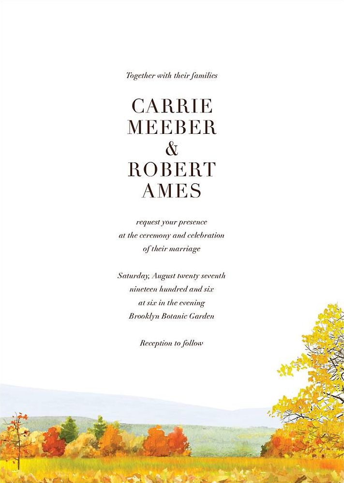 Buckhannon Wedding Invitation
