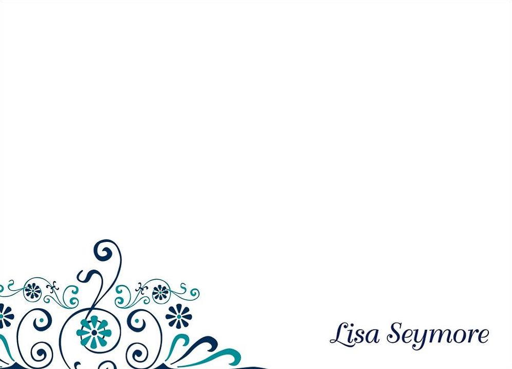 Swirls A6 Stationery