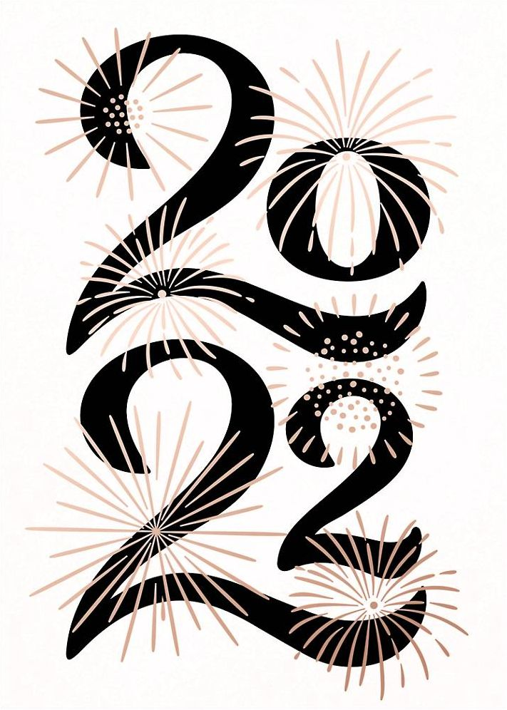 A Sparkling New Year Greeting Card