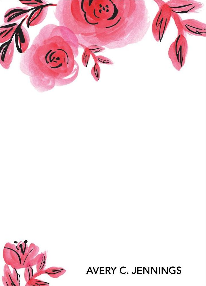 Watercolor Floral A6 Stationery