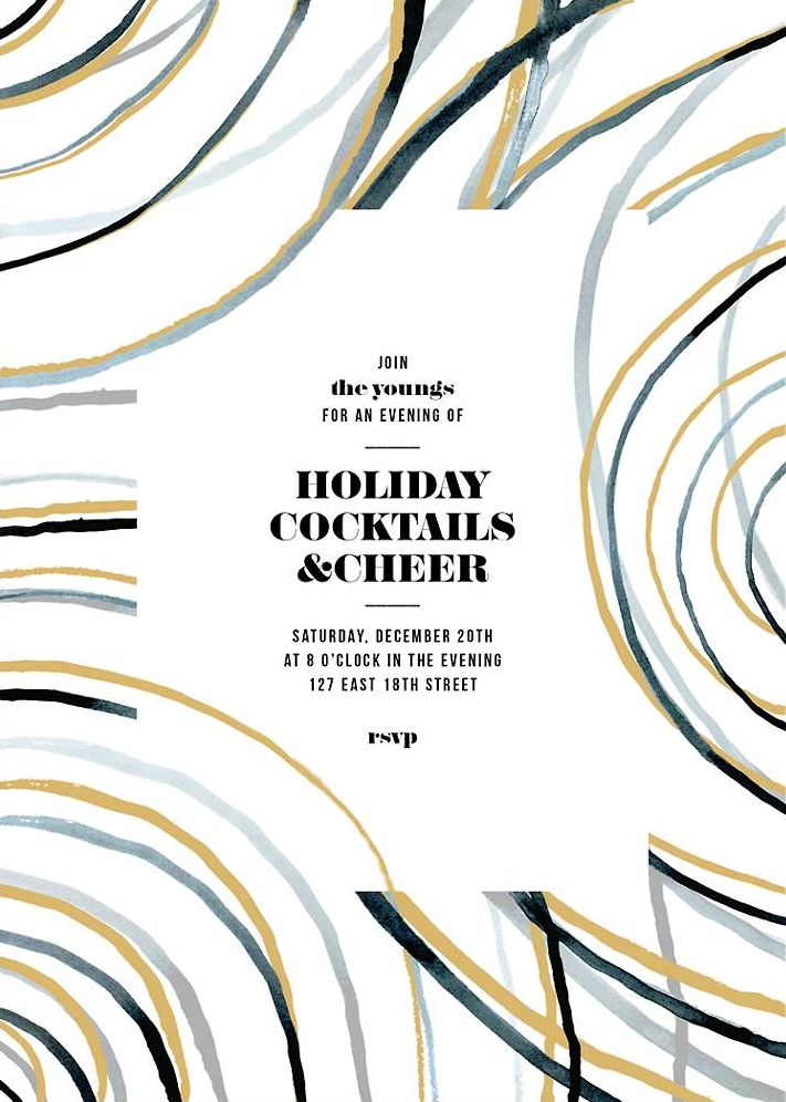 Nebula Holiday Party Invitation