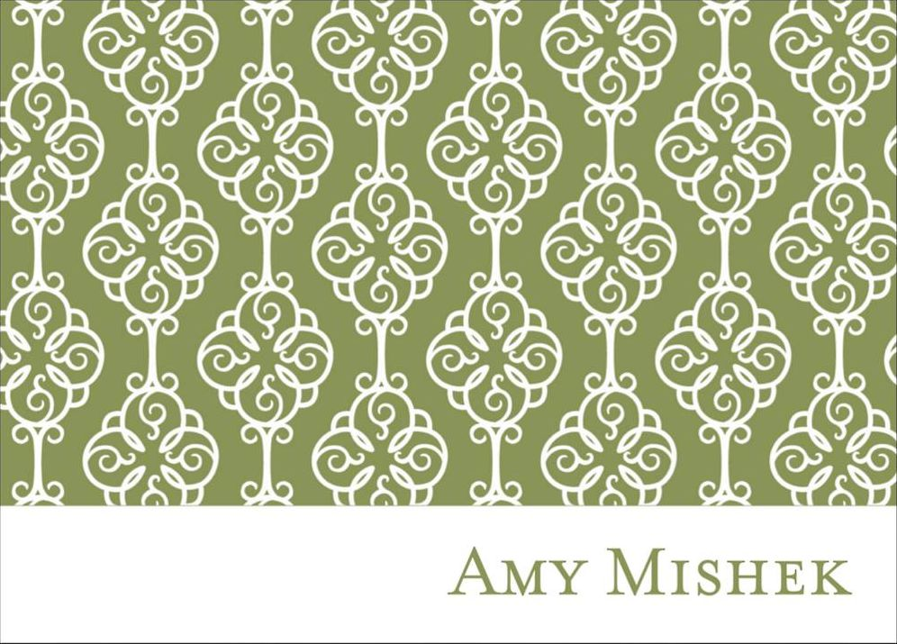 Flourish Print 4 Bar Stationery