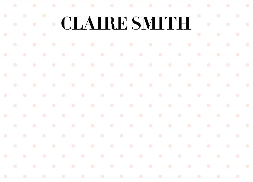 Dots A6 Stationery