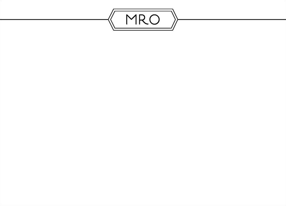 Hexagon Monogram A6 Stationery