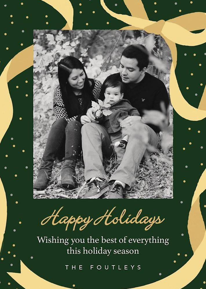 Wrapped with Love Holiday Photo Card