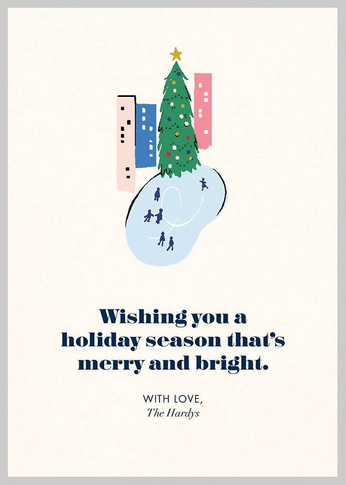 Tree Skate Holiday Card